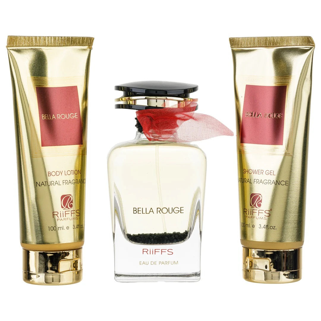Riiffs Estuche Bella Rouge edp 100ml +S/G 100ml +B/L 100ml Mujer